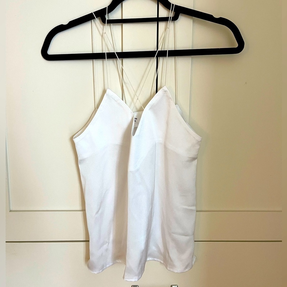 By the way white satin tank - Picture 8 of 9